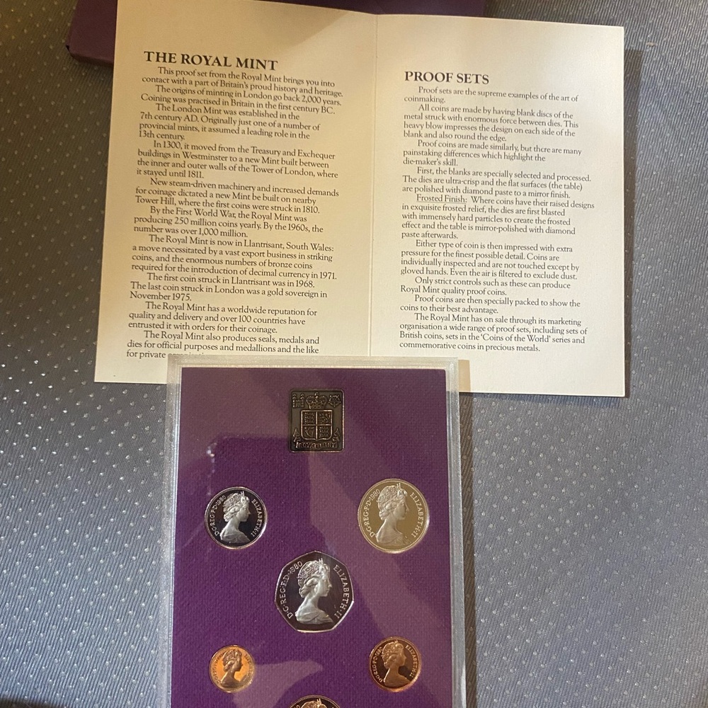 Royal Mint Proof Coin Set new